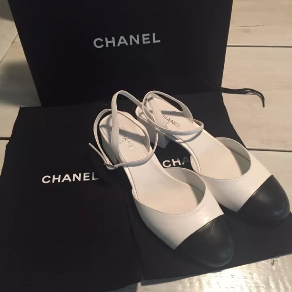 NIB CHANEL Ankle strap shoes